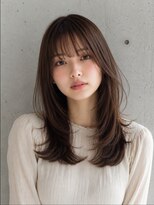 ダル 渋谷/表参道(DAL.)&nbsp;レイヤーカット髪質改善カラー透明感カラー顔まわりカット