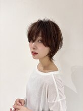 エクレヘアー(Ecre hair)&nbsp;ショートウルフ×髪質改善カラー　【一宮/一宮駅/髪質改善】