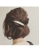 【GRANDE】パーティースタイル　ゆるねじショート・ボブ