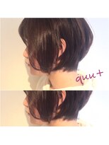 ヘアールームキュー(HAIR ROOM quu+)&nbsp;お手入れ簡単小顔ショート