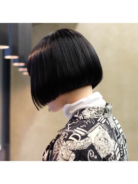 ジェーン(JANE) 【ゲストスナップ】黒髪モードボブ。