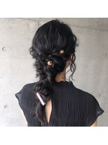 アピッシュ ギンザ(apish ginza)&nbsp;tomoヘア＊似合わせヘアアレンジ　編みおろし♪