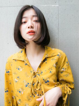 ルティア 池袋(Lutia) アゴラインのまとまるワンレンボブ☆