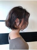 ニュアンスパーマ/パーマボブ/なみなみウェーブ
