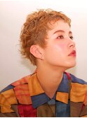 ★air-GINZA★岡田有加★ジェンダレスカーリーベリーショート★