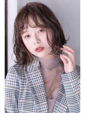 エイミー(Aimee) Aimee町田 シフォンウェーブ×マットグレージュ