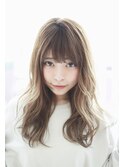 うるつや無造作ウェーブミルクティーベージュ【Linona/リノナ 】