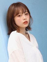 エムスラッシュ みなとみらい馬車道店(M SLASH)&nbsp;M.SLASH馬車道/暖色系カラー/透け感/外ハネ/ナチュラルミディz