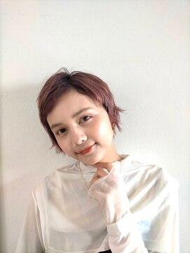 アレンヘアー 帯広店(ALLEN hair) ピンクベージュ×ベリーショート