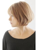 レウナ 外苑前(Reuna)&nbsp;20代30代40代大人可愛いボブ　丸みが可愛いひし形ボブスタイル