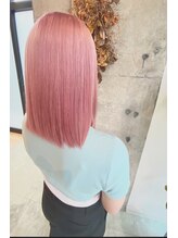 ヘアーデザイン リマ(Hair Design Lima) 『Lima』透明感カラーペールピンク　ブリーチあり