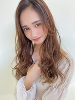 ルービック 梅田茶屋町(Rubik)&nbsp;シアカラー/デジパ/抜け感ヘア/ベージュ