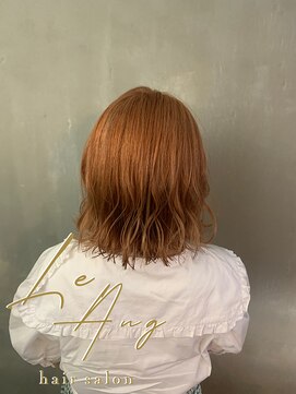 レアング(LeAng) #王道ボブ　#キャロットオレンジ