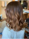 グラデーションカラー/外国人風/キャラメルカラー/ヘアカット