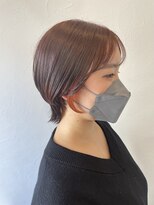 ヘアーリビングリコ 新潟笹口店(hair living Liko) short × inner orange