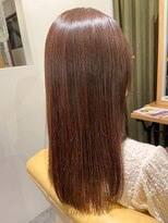 ムーン(moon) #外ハネボブ #ペールベージュ #セクションカラー