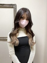 ガルボヘアー 名古屋栄店(garbo hair)&nbsp;#名古屋#栄#プルエクステ#インナーカラー#ベージュ#10代#20代