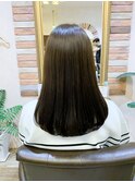 オリーブベージュ/パーソナルカラー診断/髪質改善/縮毛矯正
