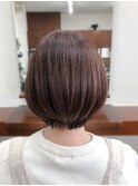 ひし形ショートボブ
