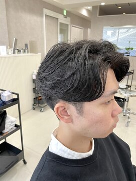 メレ 仙台(Mele) センターパート/ワンカールパーマ/ニュアンスパーマ