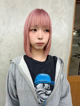 リアン(Lien) ショートボブ/ストレート/ピンクベージュ