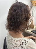 プードルパーマスパイラルパーマボブパーマウェーブ奥東 巧真