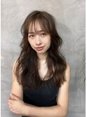 チョコレートカラーココアブラウン顔周りレイヤーレイヤー