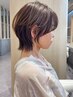 【髪の毛を傷めたくない方へ】カット+ノンダメージカラー ￥9100
