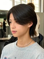 エルマーク(L-MARK)&nbsp;センターパートニュアンスパーマ韓国カルマパーマコンマヘア