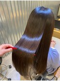 髪質改善＊ロングレイヤーグレーベージュ＊美髪【Zina船橋】