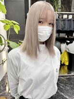 チュダック(ChuDuck)&nbsp;韓国風《ミルクティー》ハイトーン/ケアブリーチ/ダブルカラー