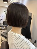 縮毛矯正 地毛風ストレート ミニボブ ストレート 20代ボブ