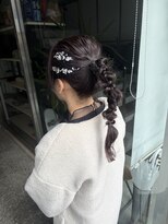 ヘアーメイクチック(HAIR MAKE CHiC) お呼ばれヘアポニーテールアレンジ