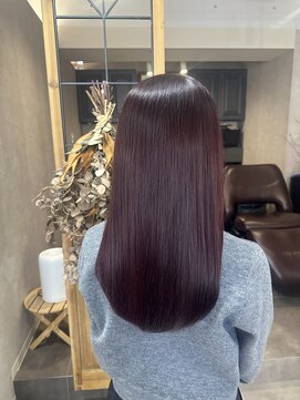 ニジヘアー(Nizi hair) カシスカラー/ラベンダーカラー/質感再生トリートメント