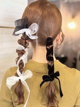 【イベントヘアアレンジ】ライブ・推し活・イベントヘアアレンジ金箔やリボン等、盛りだくさん【大宮】