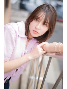 サロンドミルク 新百合ヶ丘店(salon de MiLK) ワンカールレイヤーで可愛いbob 新百合ヶ丘　五月女