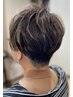 ショートヘアハイライト＋カット＋全体カラー＋トリートメント￥24230→16000