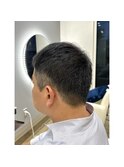 40代　爽やか刈り上げ/ 倉敷　メンズ　ヘッドスパ