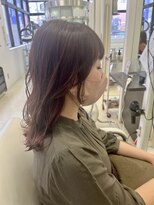 プランタン フォー ヘアー(printemps FOR HAIR) チェリーブラウン×フェイスレイヤー×髪質改善
