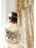 ハーフ成人ヘアスタイル