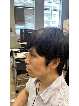 ソワン ドゥ ブレス 今里店(soin de brace) メンズ/ツイストパーマ/フェードカット/白髪ぼかし/ハイライト