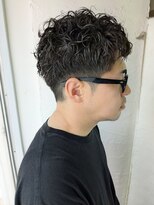 ムーンジェジェ(moon jeje) 繋げるツーブロックの、ニュアンスパーマ★藤原