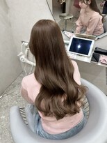 ラルムバイシー 新宿(LARME by Sea)&nbsp;ブリーチなしWカラーで作るOlive beige♪【hina/新宿】