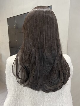 ヘアー アイス ルーチェ(HAIR ICI LUCE) ブリーチなし透明感大人可愛いグレージュココアブラウン/今枝