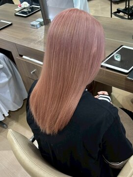 アウラ(AURA) 盛岡駅ブリーチカラーハイトーンカラー顔周りレイヤーカット◆