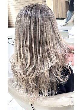 王道ミルクティーレイヤーバレイヤージュ