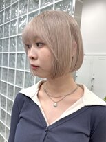 サンクプロジェクト(cinq PROJECT)&nbsp;原宿韓国顔まわりミルクティーベージュホワイトベージュ