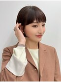 ◎抜け感のある耳かけショート