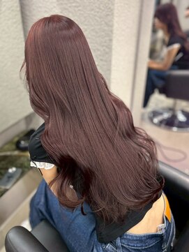 ペレ 原宿(PELE) ダブルカラー/ケアブリーチ/羽エクステ/原宿