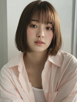 フレイムス ヘアアンドリラックス 赤羽店(Frames hair&relax) 20代30代ショートボブ/プツッとボブ/切りっぱなしボブ赤羽